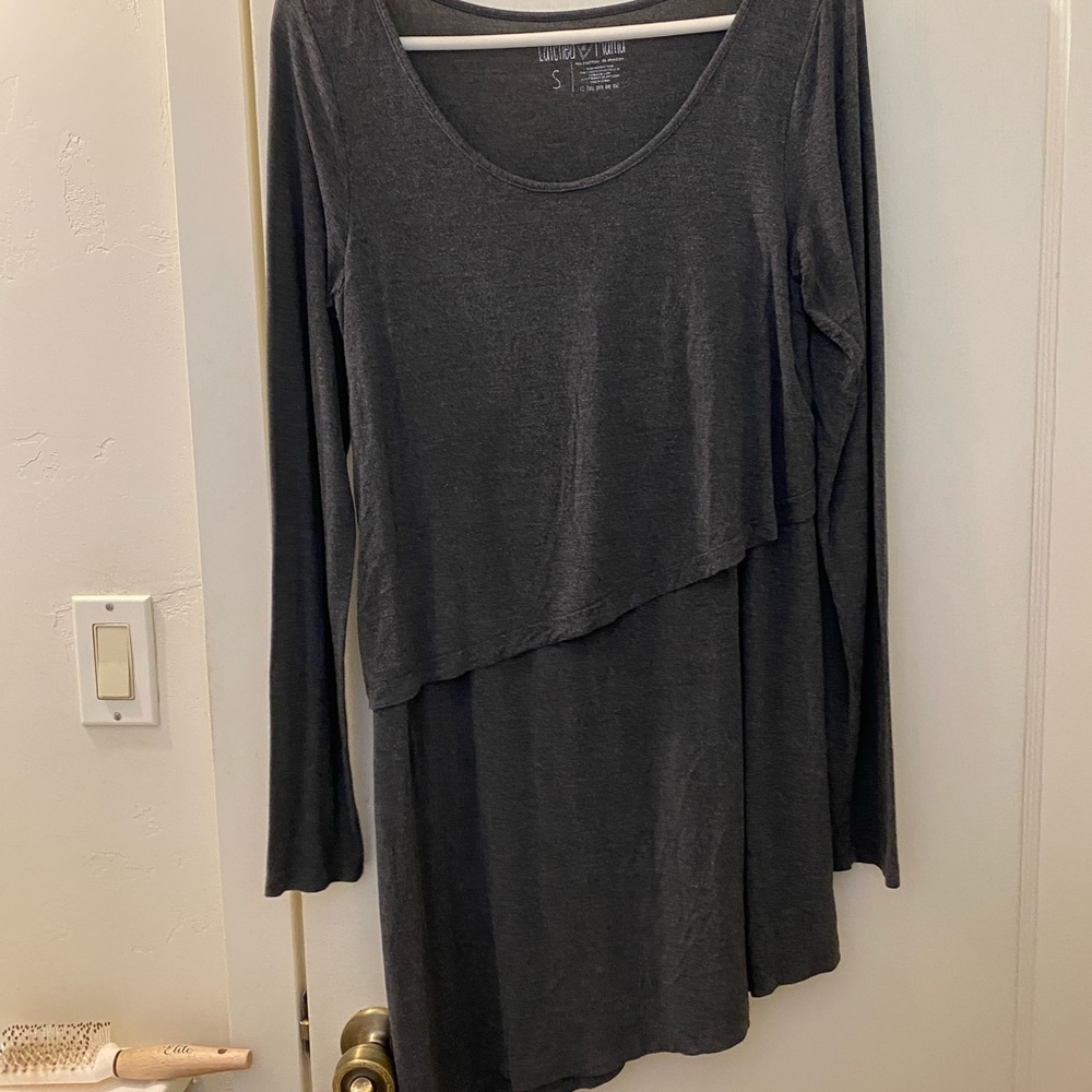 Long sleeved nursing shirt by latched mama